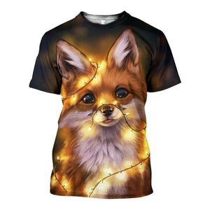 3D All Over Printed Fox Shirts And Shorts DT15031903