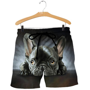 3D All Over Printed French Bulldog Shirts And Shorts DT23081909