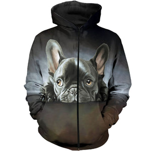 3D All Over Printed French Bulldog Shirts And Shorts DT23081909