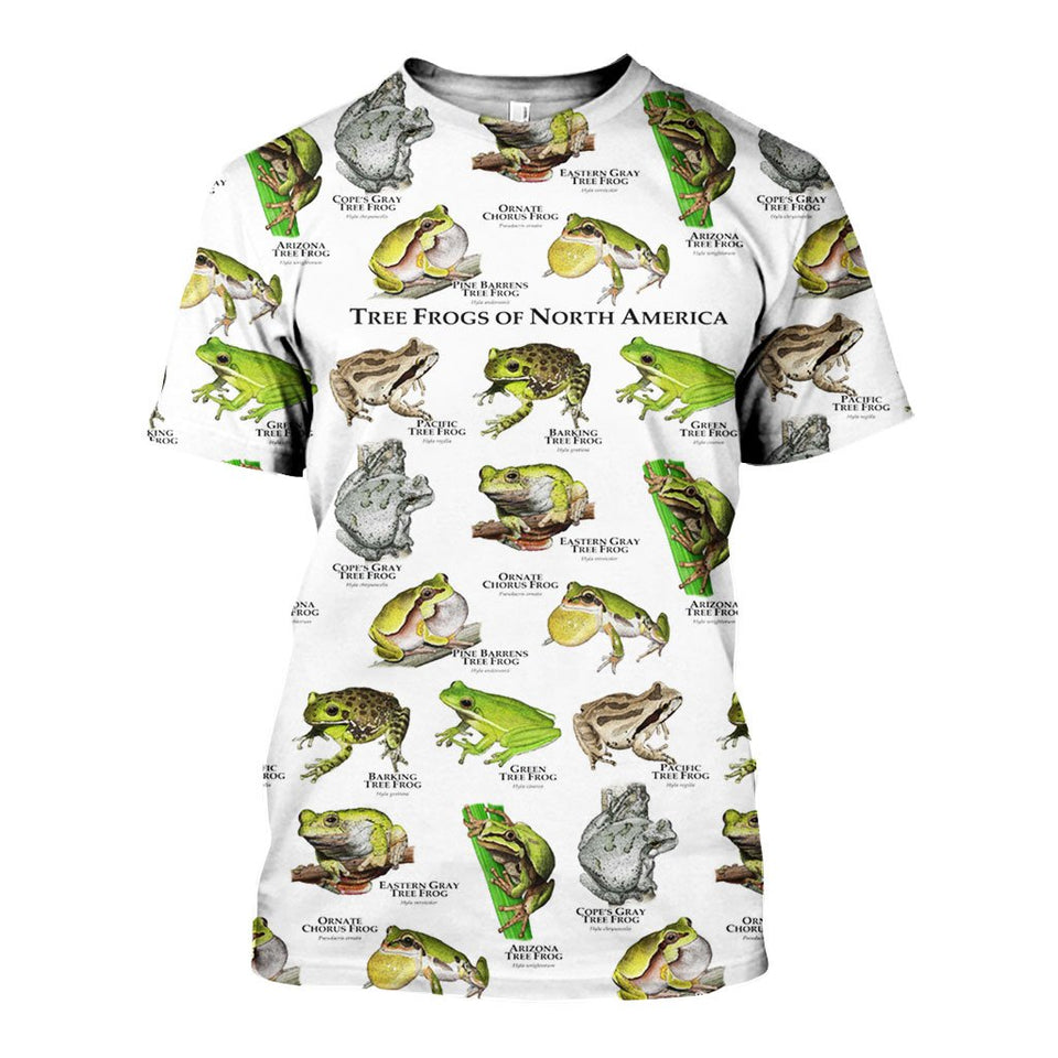 3D All Over Printed Frogs Shirts And Shorts DT2702201902