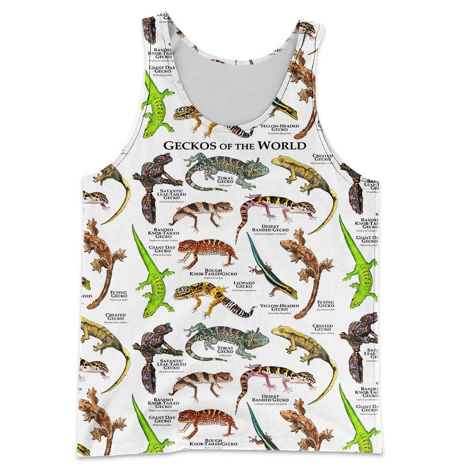 3D All Over Printed Geckos Shirts And Shorts DT15031905