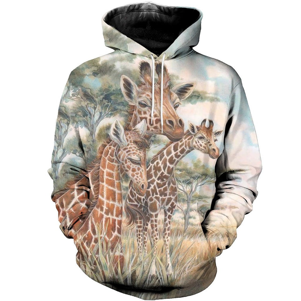 3D All Over Printed Giraffes Shirts And Shorts DT231118