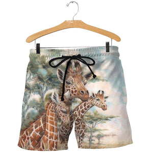 3D All Over Printed Giraffes Shirts And Shorts DT231118