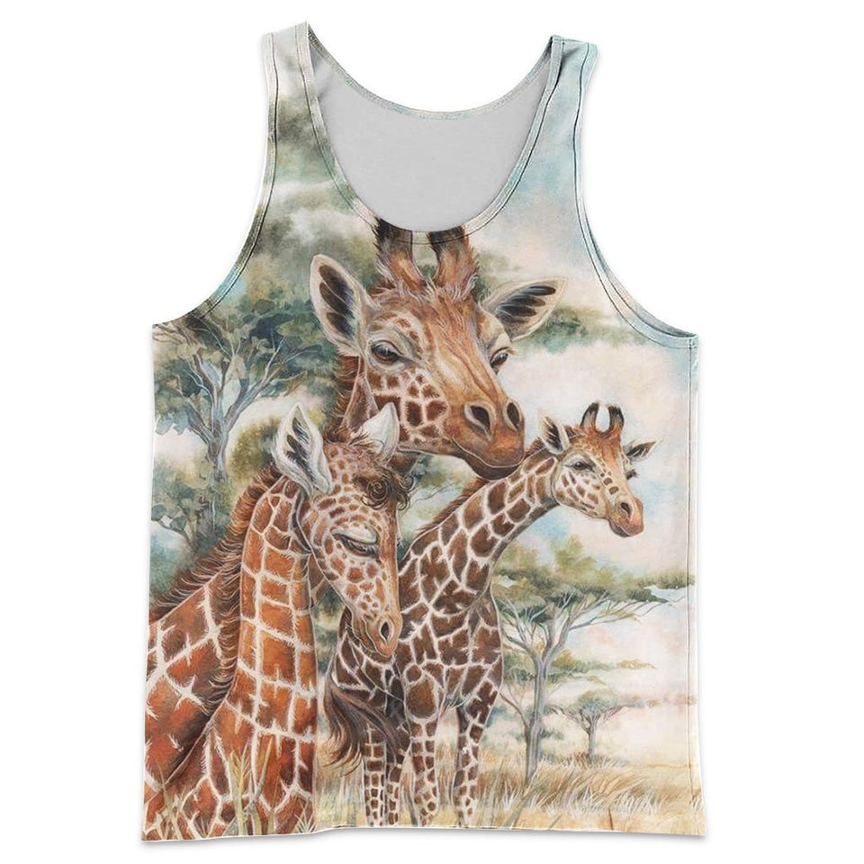 3D All Over Printed Giraffes Shirts And Shorts DT231118