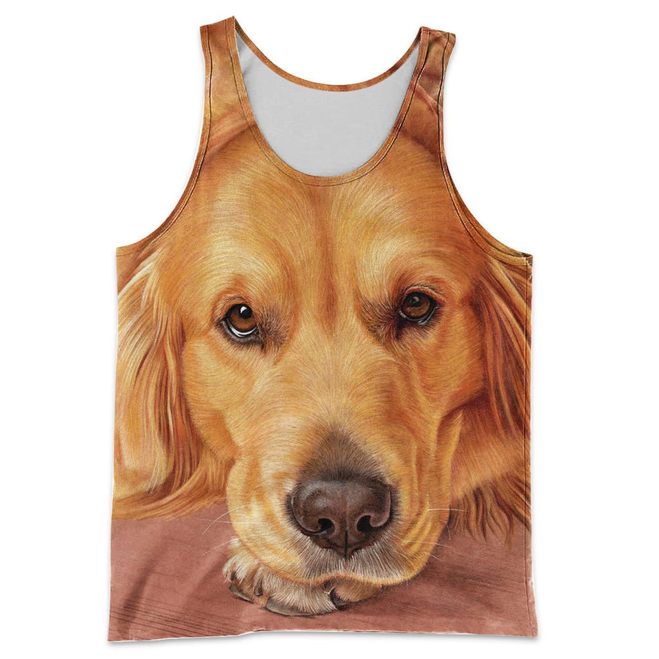 3D All Over Printed Golden Retriever Shirts And Shorts DT05091904