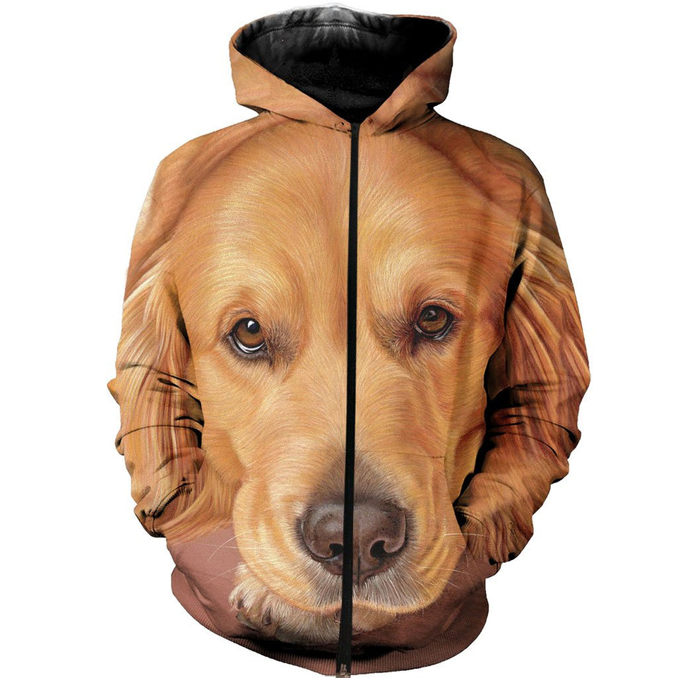 3D All Over Printed Golden Retriever Shirts And Shorts DT05091904