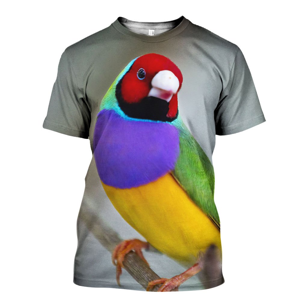 3D All Over Printed Gouldian finch Shirts And Shorts DT05081907