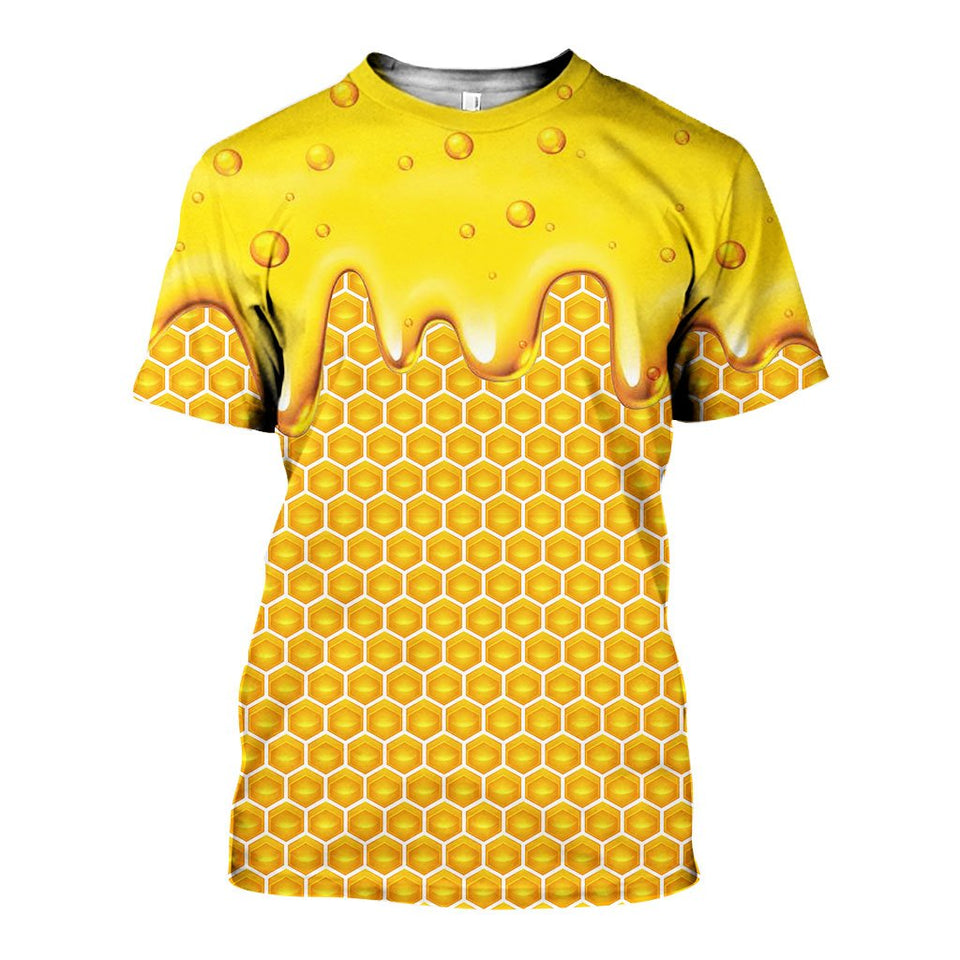 3D All Over Printed Beehive Shirts And Shorts DT22031901