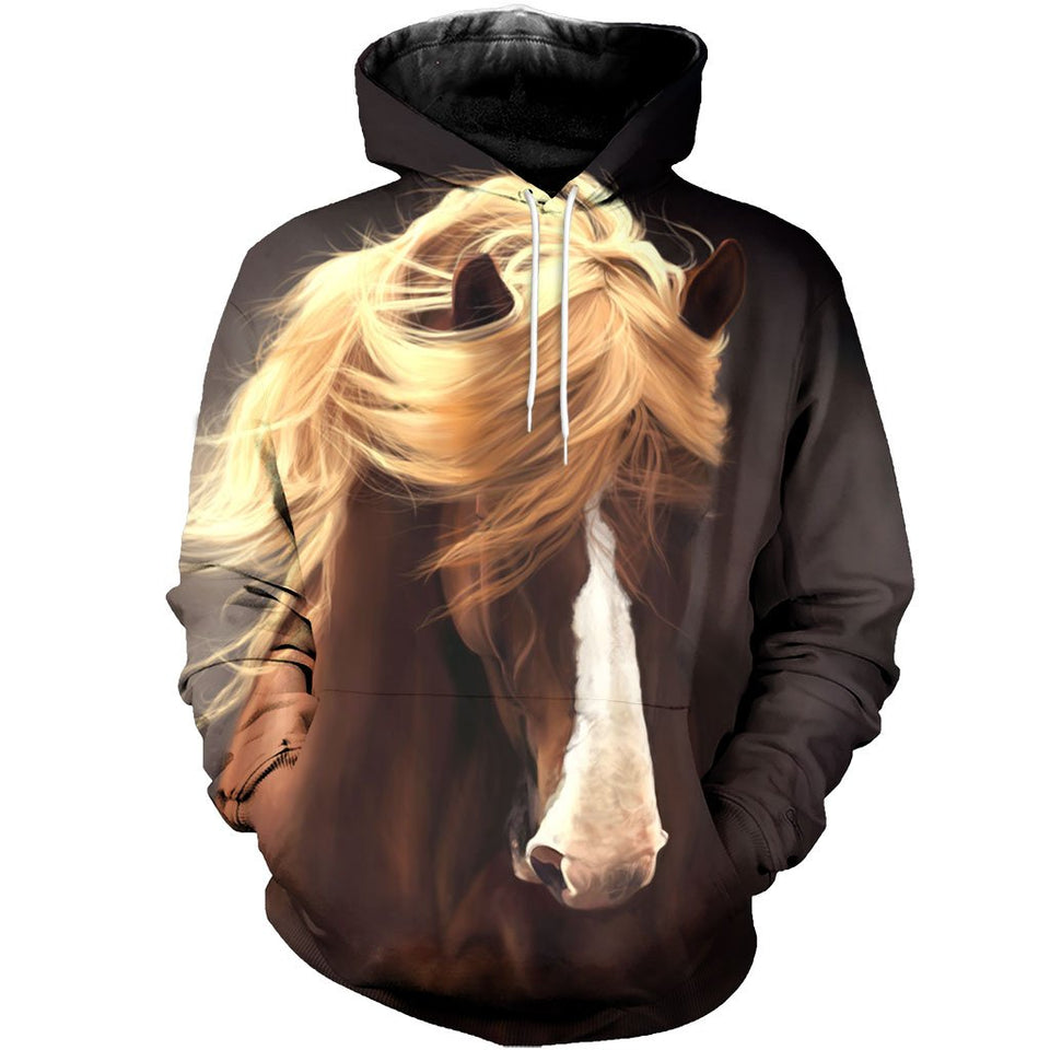 3D All Over Printed Horse Shirts And Shorts DT10041903