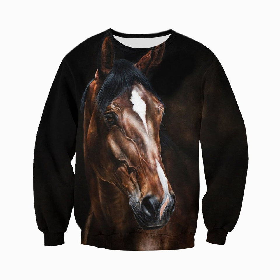 3D All Over Printed Horse Shirts And Shorts DT121103