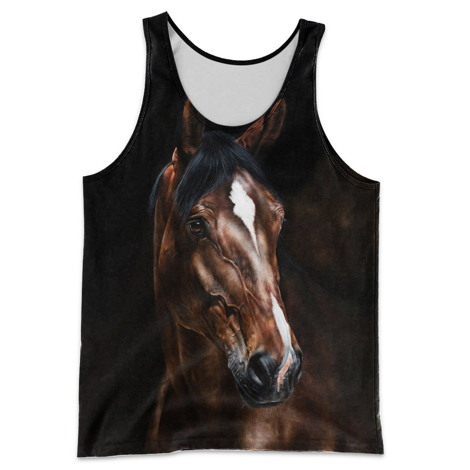3D All Over Printed Horse Shirts And Shorts DT121103
