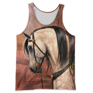 3D All Over Printed Horse Shirts And Shorts DT131205