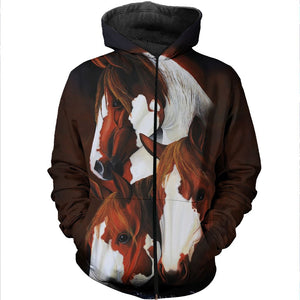 3D All Over Printed Horse Shirts And Shorts DT141110