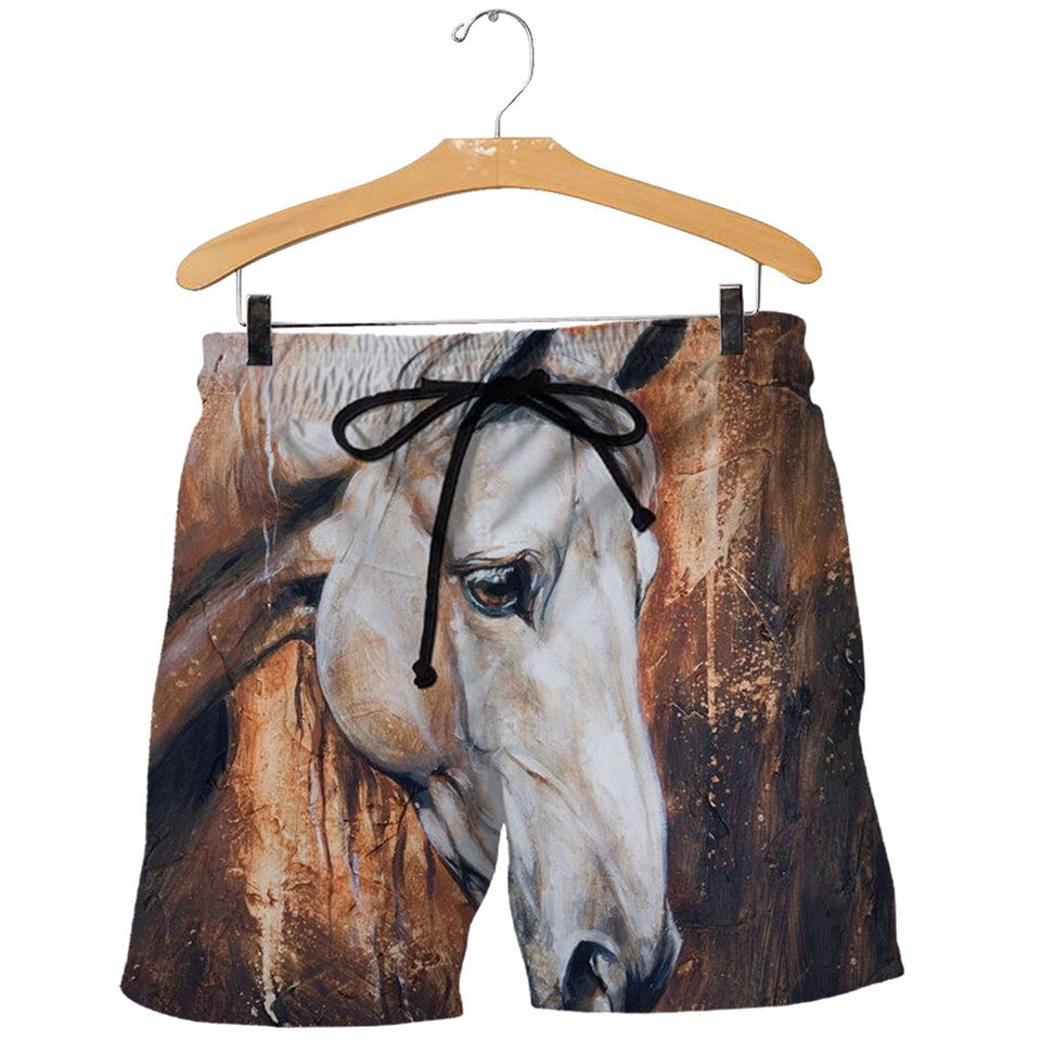 3D All Over Printed Horse Shirts And Shorts DT171117