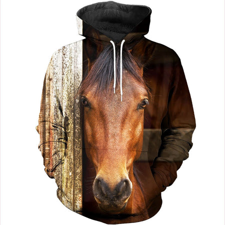 3D All Over Printed Horse Shirts And Shorts DT191101