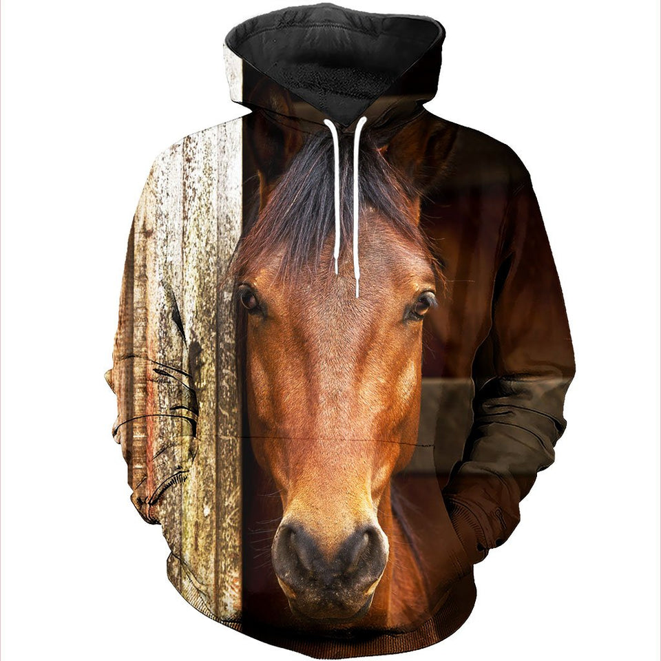 3D All Over Printed Horse Shirts And Shorts DT191101