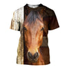 3D All Over Printed Horse Shirts And Shorts DT191101
