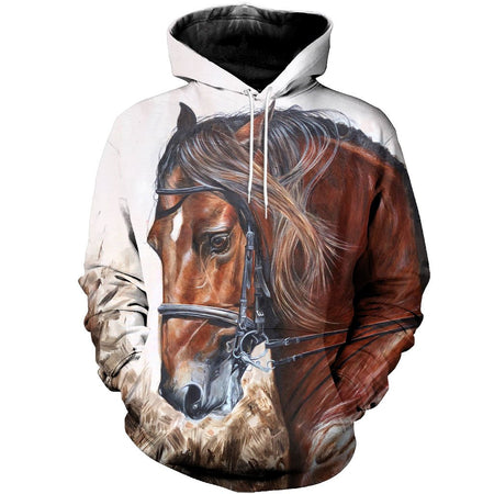 3D All Over Printed Horse Shirts And Shorts DT25061909