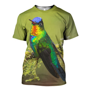 3D All Over Printed Hummingbird Shirts And Shorts DT22031906