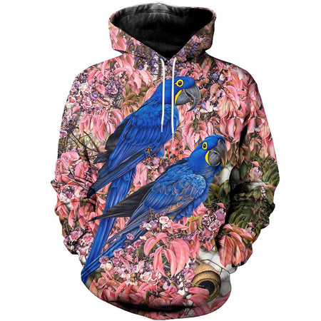 3D All Over Printed Hyacinth Macaw Shirts And Shorts DT12091904