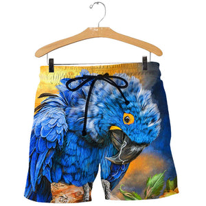 3D All Over Printed Hyacinth Macaw Parrot Shirts And Shorts DT121207