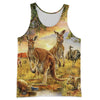 3D All Over Printed Kangaroo Shirts And Shorts DT13081904