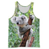 3D All Over Printed Koala Shirts And Shorts DT08081906