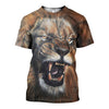 3D All Over Printed Lion Shirts And Shorts DT191205