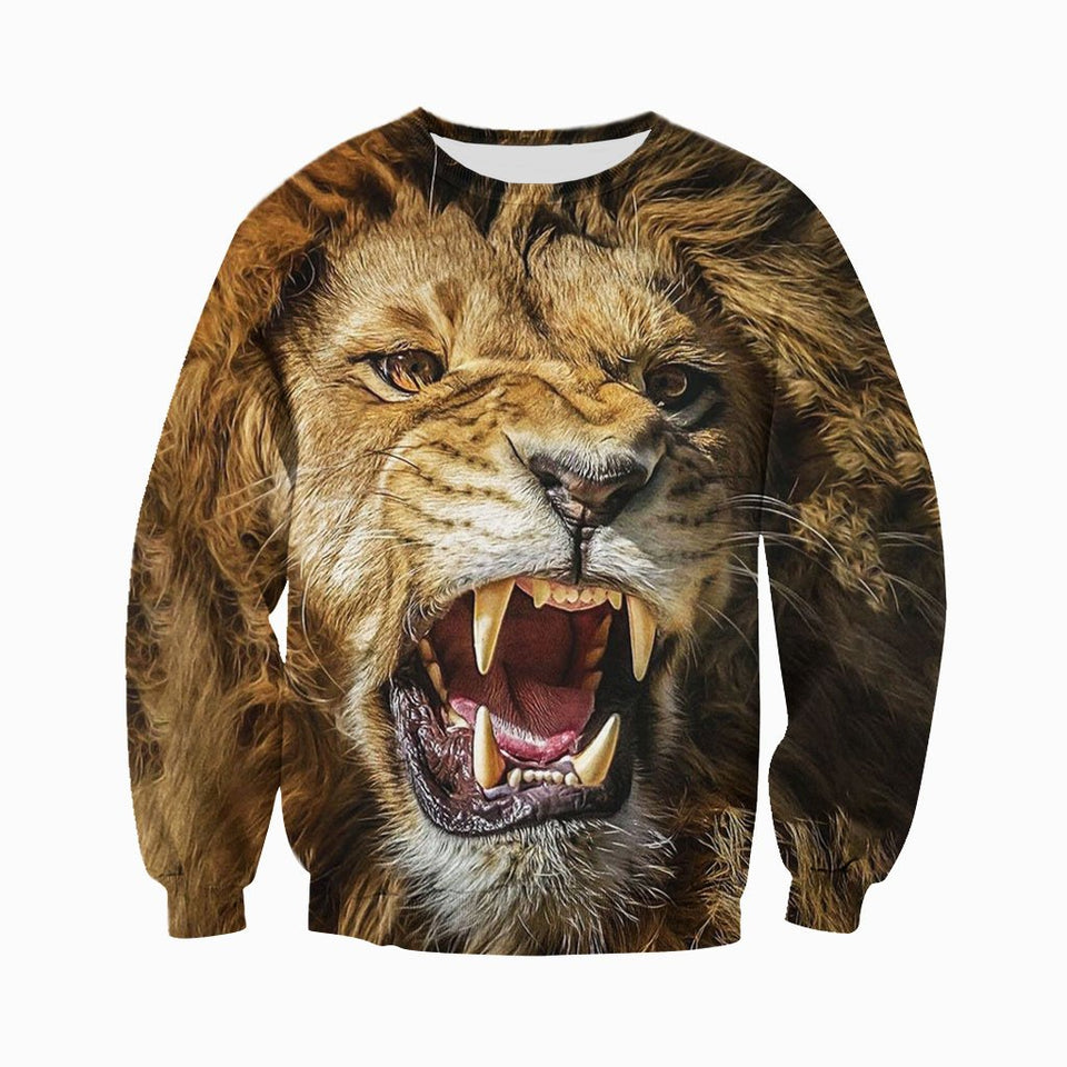 3D All Over Printed Lion Shirts And Shorts DT191207
