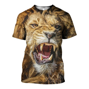 3D All Over Printed Lion Shirts And Shorts DT191207