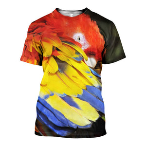 3D All Over Printed Macaw Parrot Shirts And Shorts DT16071901