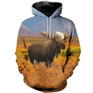 3D All Over Printed Moose Shirts And Shorts DT231120