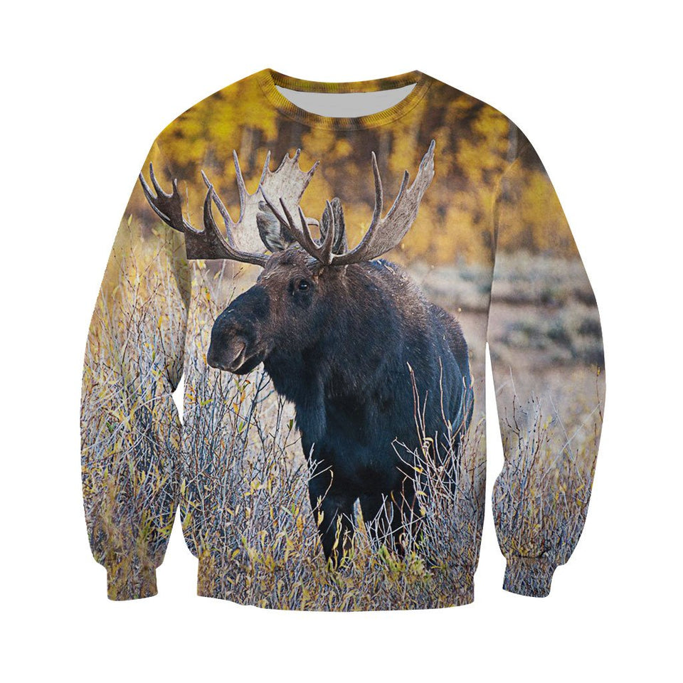 3D All Over Printed Moose Shirts And Shorts MQ231103