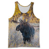 3D All Over Printed Moose Shirts And Shorts MQ231103