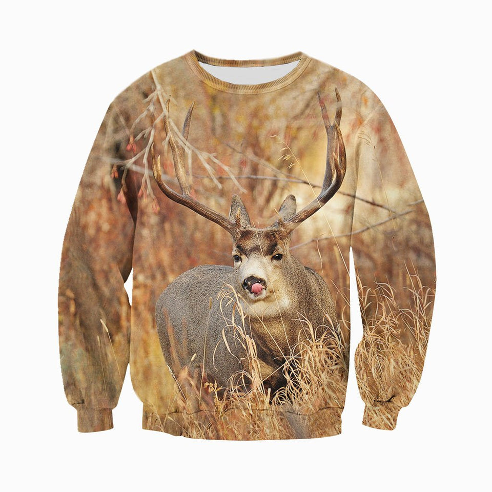 3D All Over Printed Mule deer Shirts And Shorts DT151211