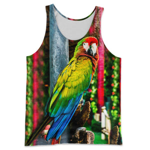3D All Over Printed Parrot Shirts And Shorts DT091111