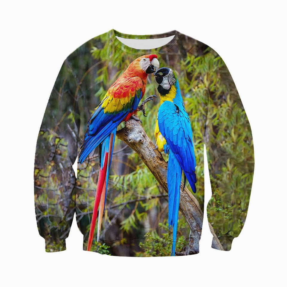 3D All Over Printed Parrot Shirts And Shorts DT101209