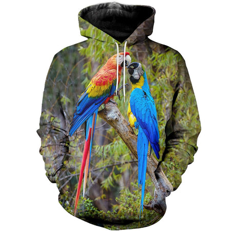 3D All Over Printed Parrot Shirts And Shorts DT101209
