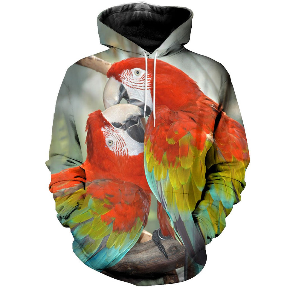 3D All Over Printed Parrot Shirts And Shorts DT101210