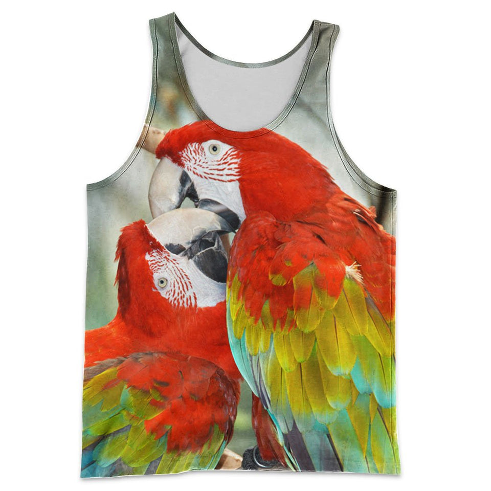 3D All Over Printed Parrot Shirts And Shorts DT101210