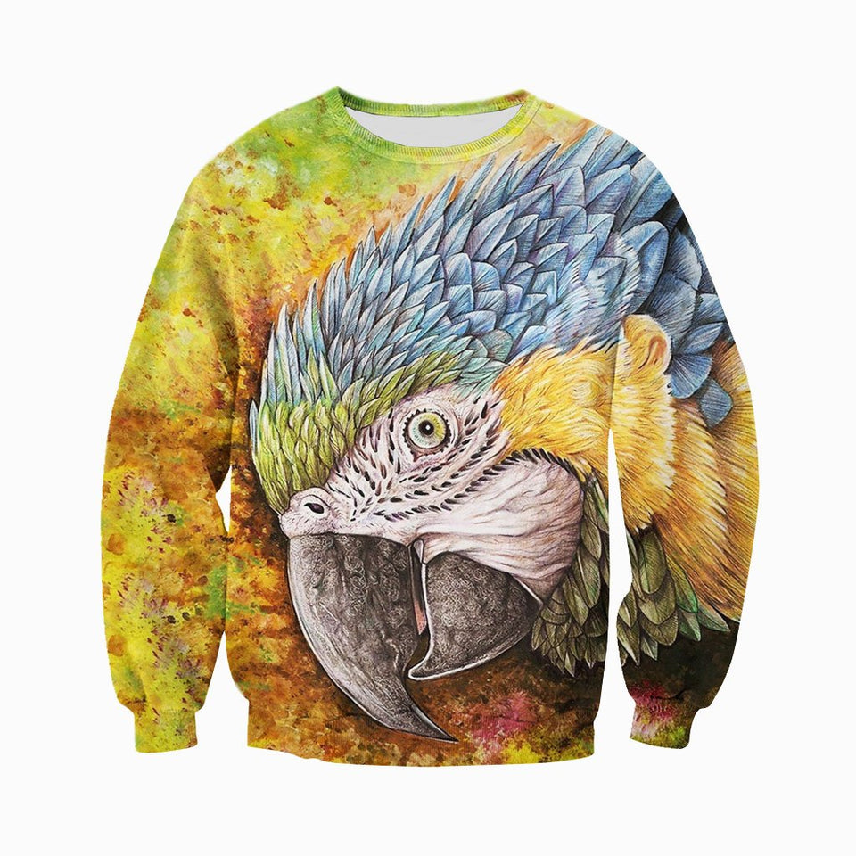 3D All Over Printed Parrot Shirts And Shorts DT121210
