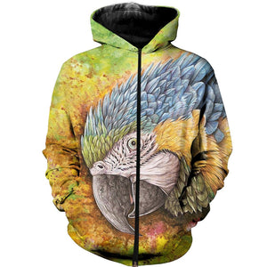 3D All Over Printed Parrot Shirts And Shorts DT121210