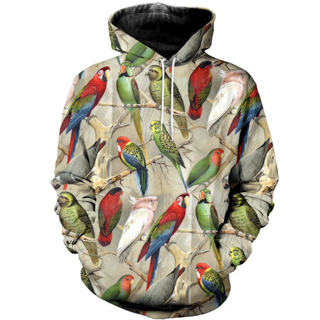 3D All Over Printed Parrot Shirts And Shorts DT13081906