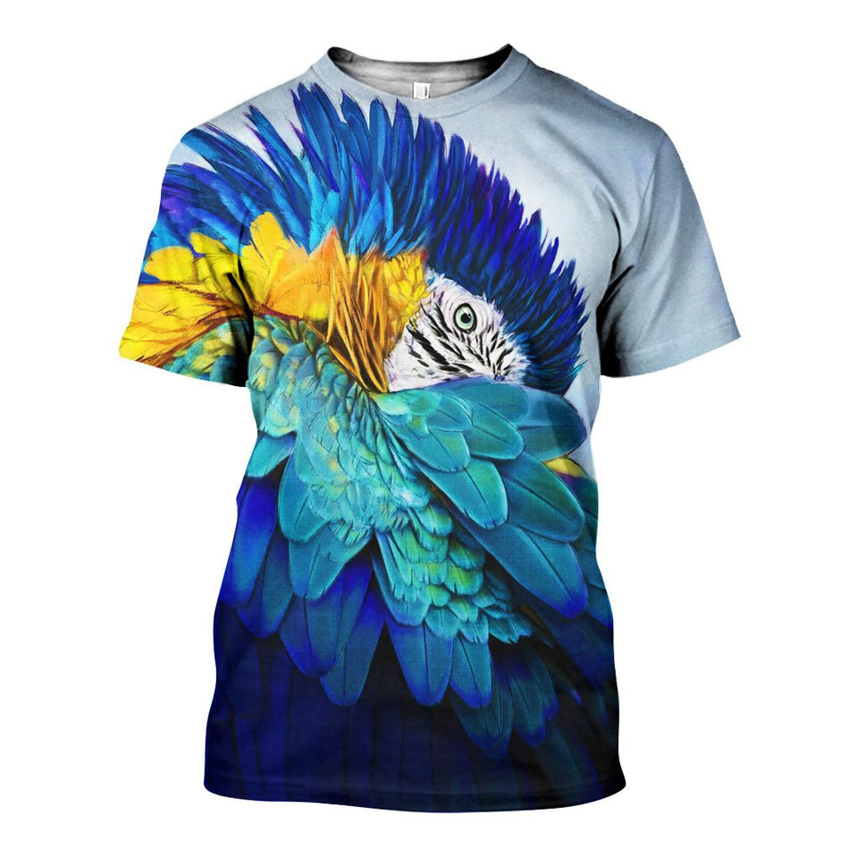 3D All Over Printed Parrot Shirts And Shorts DT15031904