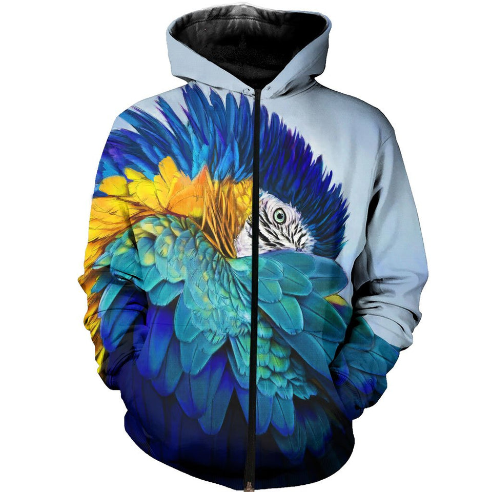 3D All Over Printed Parrot Shirts And Shorts DT15031904