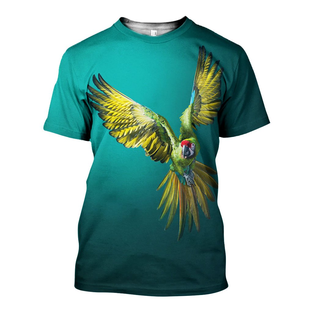 3D All Over Printed Parrot Shirts And Shorts DT2002201902