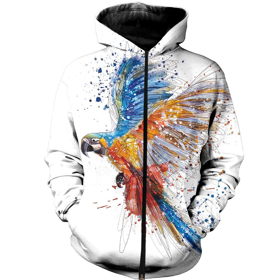 3D All Over Printed Parrot Shirts And Shorts DT2002201908
