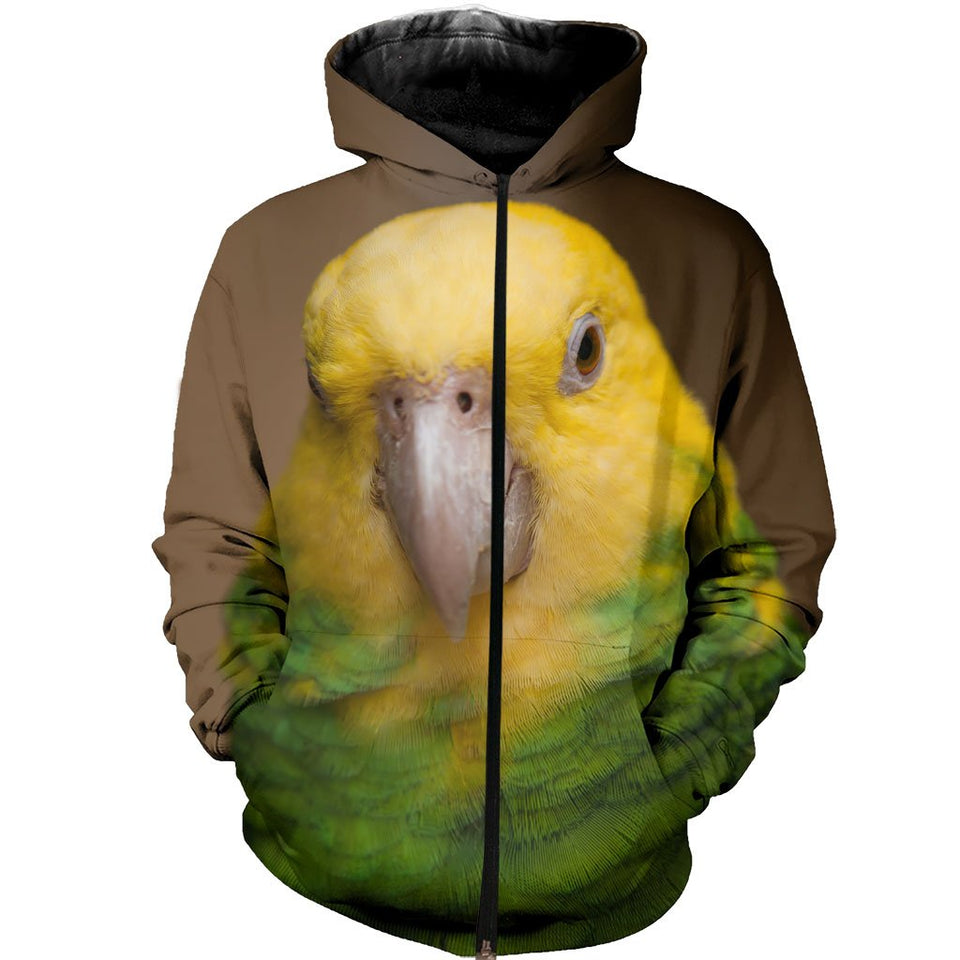 3D All Over Printed Yellow-Headed Amazon Shirts And Shorts DT231104