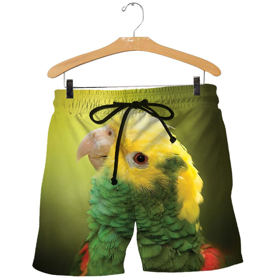 3D All Over Printed Double Yellow-Headed Amazon Shirts And Shorts DT231105