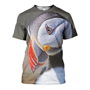 3D All Over Printed Puffin Shirts And Shorts DT151210